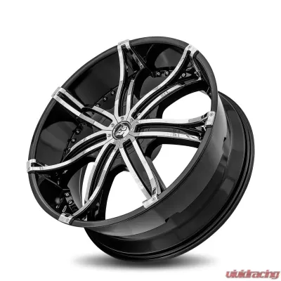 Diablo DNA Wheel 24x10 Blank 35 73.1 Gloss Black - DNA-241BLNK3573B